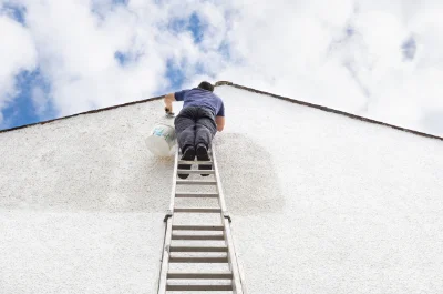 Peinture extérieure à la Chapelle-en-Lafaye — façades et ravalement